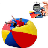 150cm Giant Inflatable Soccer Beach Ball Kids Adults Team Playing Ball Toy Gift