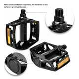 Bicycle Pedals Metal Alloy Flat Platform 9/16" Inch 14mm for Mountain Road bike
