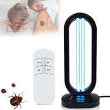 UV Bed Bug Killer Lamp With Remote Control 3 Timer Settings For Bedroom Cleaning