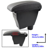 For Smart 453 Fortwo Forfour Dual Layer Armrest Central Consoles Storage Box