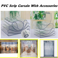 Coolroom Door Strip Freezer Room Curtain with Hanging Rail Kit