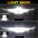 For Toyota Landcruiser 60/61/80 Series 4pcs 4x6Inch LED Headlight Hi/Lo Halo DRL
