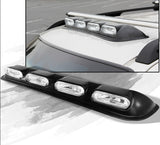 UNIVERSAL 4X4 ROOF TOP BAR DRIVING POD LIGHTS LENS OFFROAD FOG SPOT HEAD LAMPS