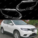 1 Pair Headlight Lamp Lens Cover Fit For Nissan X-Trail T32 2014-2016 Xtrail