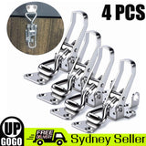 4Pcs 304 Marine Stainless Steel Toggle Latch Clampe with Keyhole Fastener Clamp