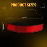 1PCS Left Rear Tail Fog Light Reflector