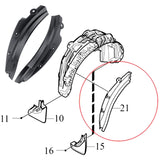 Pack of 2 Rear Splash Guards Mud Flaps Fender Replaces