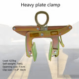 625kg Stone Lifting Clamps Concrete Sleeper Grab Marble Granite Heavy Duty Plate