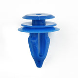 50x Blue Plastic Front Rear Wheel Arch Moulding Fasteners