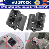 2 Pcs Center Console Arm Rest Lid Lock Latch