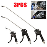 3x Air Blow Gun Compressed Air Line Duster Long Nozzle Tool