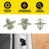 100x Clips Fit Exterior Side Moulding Door Plastic Trim Panel