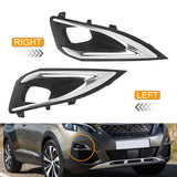 Front Bumper Fog Light Cover Grille Trim