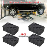 4Pcs Ramp Jacking Rubber Blocks Universal Scissor Car Lift Pad