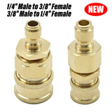 Pressure Washer Adapter 3/8" Male to 1/4" Female or 1/4" to 3/8"