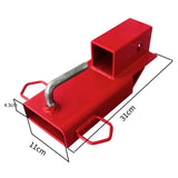 3000lbs Forklift Trailer Hitch Attachment Fits 2 Inch Receiver With Safety Chain