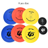 8pcs Golf Starter Set Disc Golf Putter Flying Golf Disc Set Games Toy Adult Kid