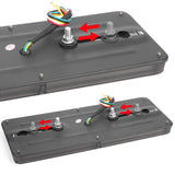 2X LED Tray Back Ute Trailer Truck Flowing Turn Signal Tail Brake Lights