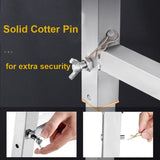 Heavy Duty Steel Hop Up Step Ladder Folding Stool Work Bench Platform 1400mm UK