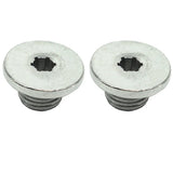 2x Engine Oil Pan Drain Sump Plug Screw Bolt
