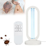 UV Bed Bug Killer Lamp With Remote Control 3 Timer Settings For Bedroom Cleaning