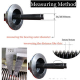 40mm 3mm Wheel Balancer Quick Release Wing Nut+Pressure Cup Hub Tire Change Tool