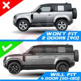 GLOSS BLACK WHEEL ARCHES FENDER FLARE TRIMS LAND
