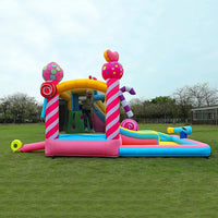 750W Inflatable Bounce House Water Slide Air Blower Pumb Fan Inflatable Castle