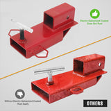 3000lbs Forklift Trailer Hitch Attachment Fits 2 Inch Receiver With Safety Chain