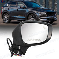 Black Door Wing Mirror Heated Electric 9Wires Right