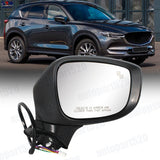 Black Door Wing Mirror Heated Electric 9Wires Right
