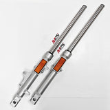 Silver Front Fork Legs Left & Right Complete