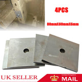 4pcs 80MM Steel Spreader Plates for Mounting Seats- Camper van Conversion
