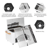 2L Medical Autoclave Dry Heat Sterilizer Tattoo Tools Disinfection Machine 220V