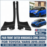 Front LH & RH Windshield Wiper Cowl Panel