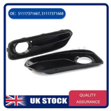 Front Bumper Sport Fog Light Grilles