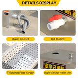 Commercial Grease Trap Steel Grease Interceptor Waste Water Oil-Water Separator