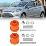 For 2008-2016 Ford Fiesta MK7 Rear Axle Suspension Beam Bushes with Fixings Poly