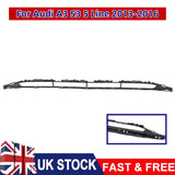 Front Bumper Lower Grille Trim Black For Audi A3 S3 S Line