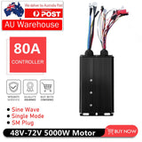 48V-72V Sine Wave 80A Controller for 5000W Motor