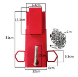 3000lbs Forklift Trailer Hitch Attachment Fits 2 Inch Receiver With Safety Chain