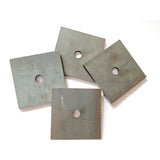 4pcs 80MM Steel Spreader Plates for Mounting Seats- Camper van Conversion