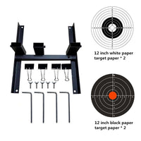 Steel Shooting Targets Stand Foundation Paper Targets Holder Adjustable Base