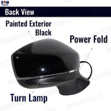 Black Door Wing Mirror Heated Electric 9Wires Right