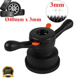 40mm 3mm Wheel Balancer Quick Release Wing Nut+Pressure Cup Hub Tire Change Tool
