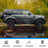 GLOSS BLACK WHEEL ARCHES FENDER FLARE TRIMS LAND