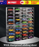 1:64 Toy Model Cars Acrylic Display Case Storage Cabinet