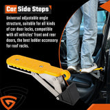 Folding Car Door Latch Hook Step Foot Pedal Ladder Car Roof Tool Shatter Glass