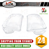 Pair Left+Right Headlight Lens Cover Clear