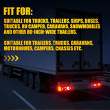 2x Rear Truck Tail Lights Lamps Truck Lorry Fit Van Chassis Caravan Trailer new